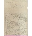 VERLAINE - DUJARDIN EDOUARD. Romancier, poète et auteur dramatique. Lettre Autographe à Verlaine (?),  (G 5877)