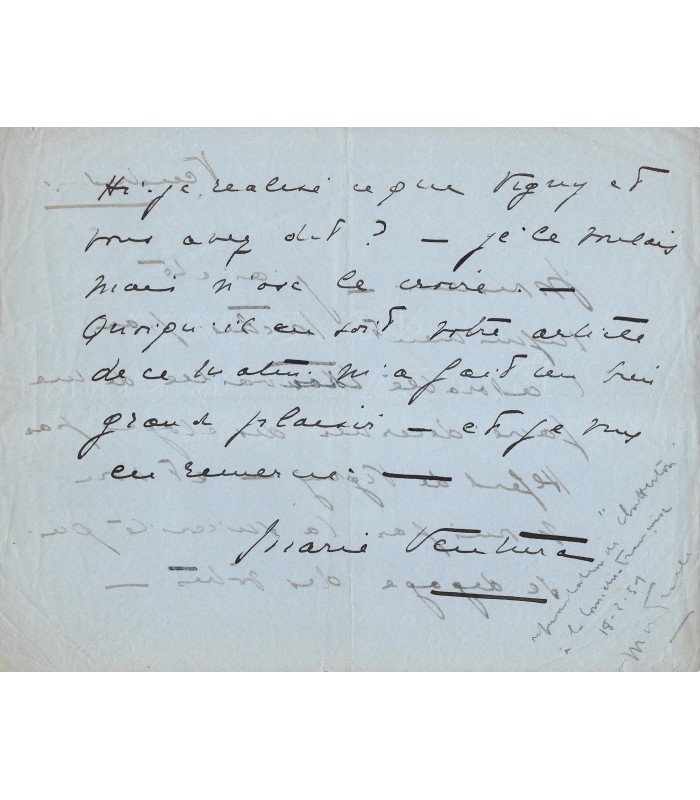 COMEDIE-FRANÇAISE. Ensemble de 8 lettres de pensionnaires ou sociétaires