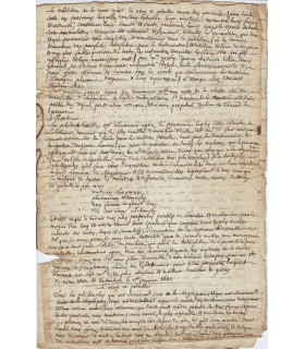 ALCHIMIE. Manuscrit Autographe XVIIIe Siècle (G 5606)