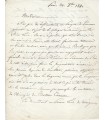 ARRIGHI DE CASANOVA, duc de Padoue, général et homme politique. Lettre autographe (E 10611)