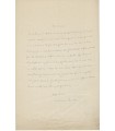 BANVILLE (Théodore de). Lettre autographe à Houssaye (G 380)