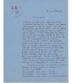 BAUER Gérard. Essayiste et critique. Lettre autographe (E 10613)