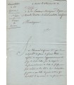 CORSE - PASCALI, lettre autographe au comte Dejean, approvisionnement en blé en Corse (G 5188)