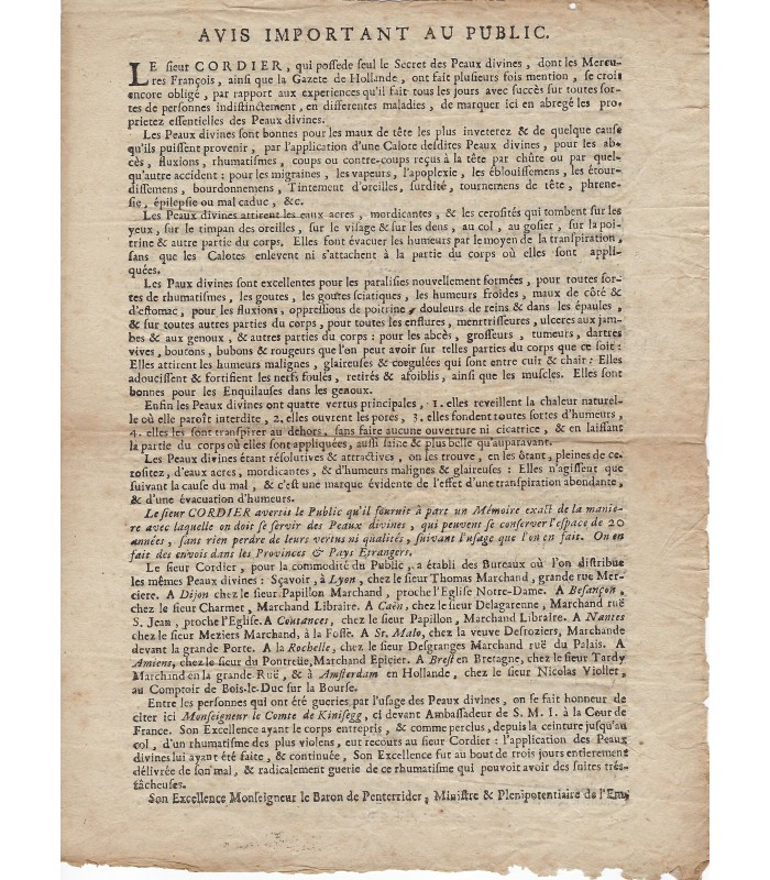 MEDECINE - Pièces imprimées sur des pratiques médicales ou thérapeutiques (G 5603)