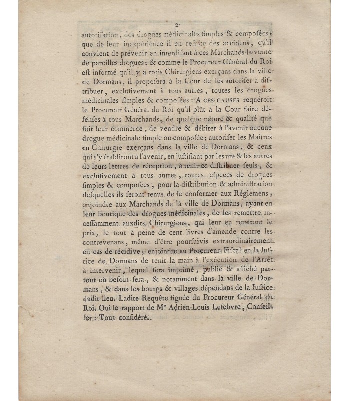 MEDECINE - Pièces imprimées sur des pratiques médicales ou thérapeutiques (G 5603)