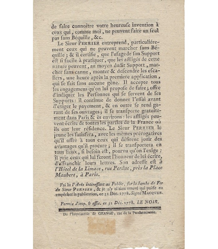 MEDECINE - Pièces imprimées sur des pratiques médicales ou thérapeutiques (G 5603)