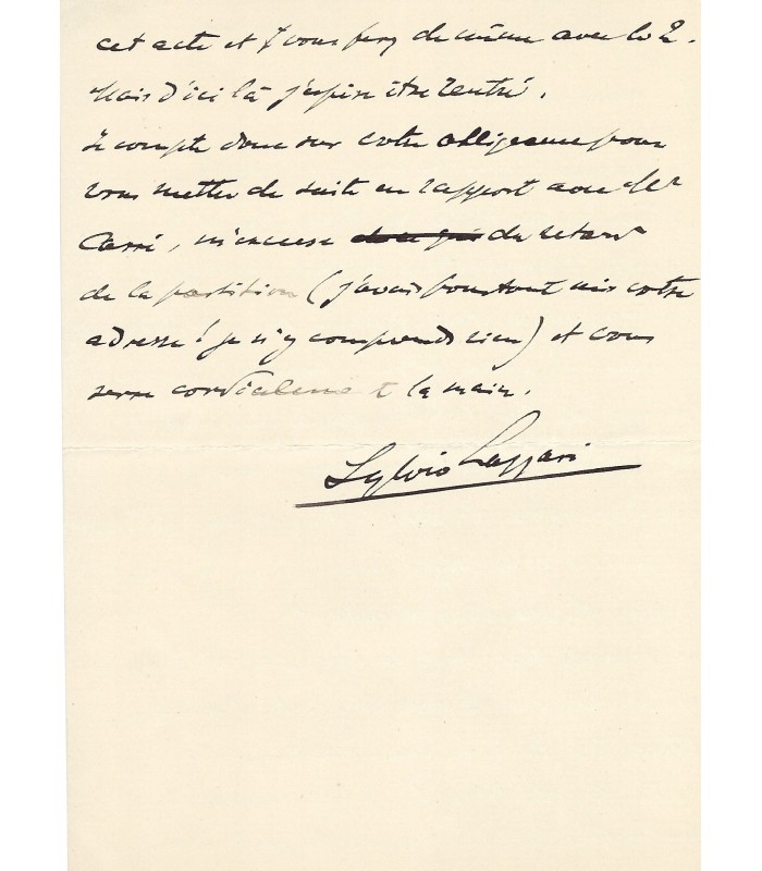 BATAILLE - LAZARRI- CARRE - HERMAN. Lettres Autographes Signées