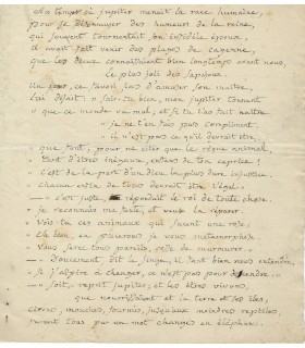 VIENNET Jean Pons Guillaume. Homme politique, poète et dramaturge. Manuscrit autographe (E 10651)