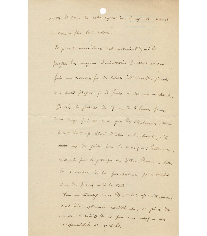 WALLON Henri, psychologue, médecin, spécialité en psychologie et education de l'enfant. Lettre autographe (G 1444)