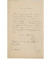 THEURIET André. Poète, romancier, auteur dramatique. Lettre autographe, 26 avril 1880 (E 10573)