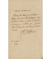BEAUHARNAIS Prince de - PLANAT, précepteur des enfants du Prince. 4 lettres autographes à Lebas (1823-1826)