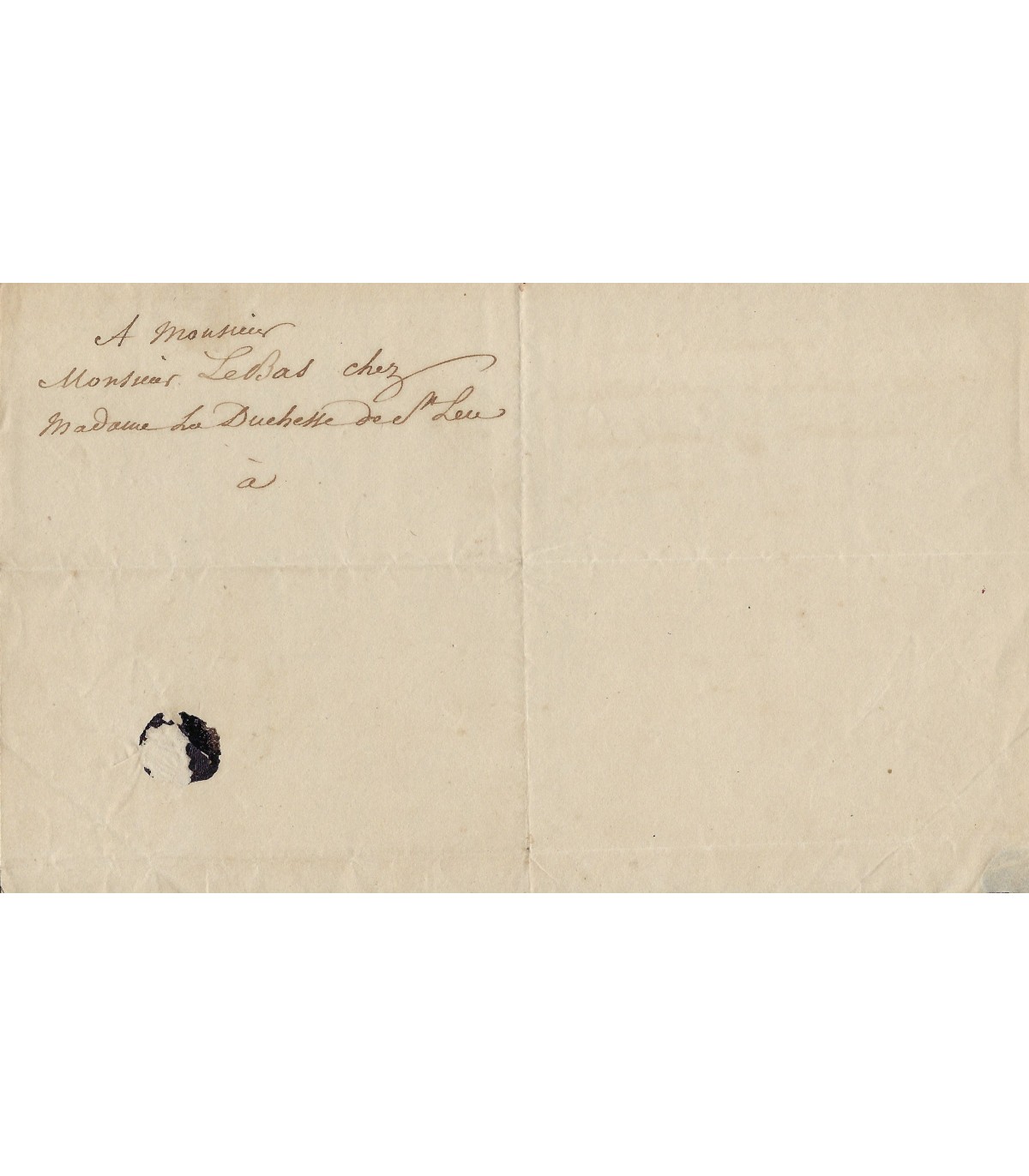 A La Carte 4 Lettres BEAUHARNAIS Prince de - PLANAT, précepteur des enfants du Prince. 4 lettres  autographes à Lebas (1823-1826)