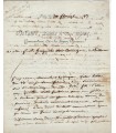 DELATTRE François Pascal, Baron. Député de la Somme. Lettre autographe 1805 (Réf. E 10657)