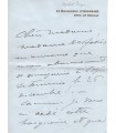 BOYER Rachel. Actrice. Pensionnaire de la Comédie-Française. Mécène de l'Ecole du Louvre. 2 lettres autographes