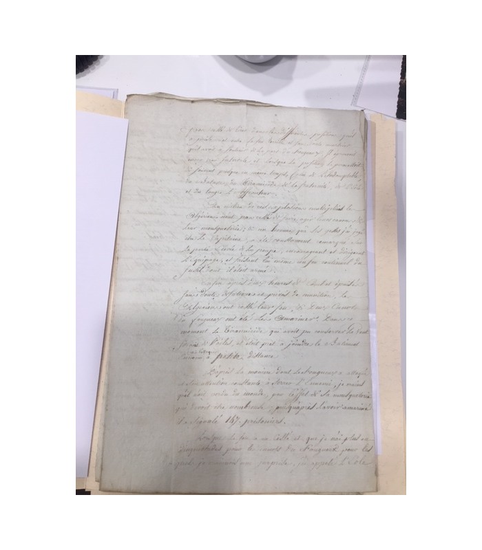 DAUGIER  François. Contre-amiral. Député du Finistère et du Morbihan.  Pièce Signée, 1799 (Réf. G 2192)