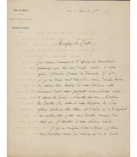GOUNOD Charles. Compositeur. Lettre autographe, 20 novembre 1855 (Réf. G 3547)