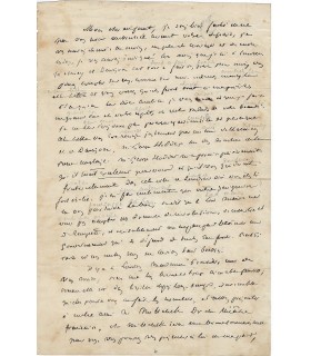 JANIN Jules. Ecrivain, critique littéraire. Elu à l'Académie française. Lettre autographe, 14 juin 1848 (Réf. G 1818)