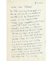 POULENC Francis. Compositeur et pianiste. Lettre autographe à Audel, 13 avril 1960 (Réf. G 5987)