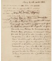 FABRE DE L'AUDE. Révolutionnaire. Député de l'Aude.  Lettre autographe (E 10660)