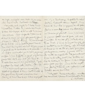 LA SAUSSAYE Louis de. Historien, numismate. Lettre autographe (E 10439)