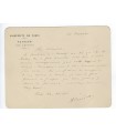 CROISET Alfred. Professeur d'université, philologue, helléniste. Carte autographe (réf. G 795)