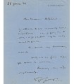 DOMERGUE Jean-Gabriel. Peintre et graveur. Lettre autographe (Réf. G 5344)