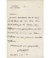 BARRES Maurice, écrivain. Lettre Autographe (G 6091)