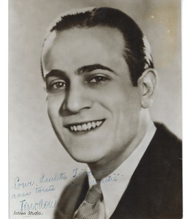 ROSSI Tino, chanteur. Photographie Signée (G 3393)