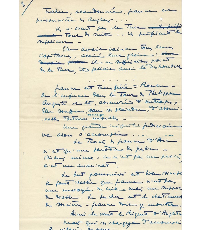 HENRI-ROBERT, avocat. Manuscrit Autographe (G 3655)