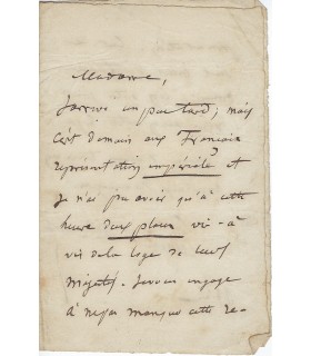 MIRECOURT (Eugène de), écrivain et pamphlétaire. Lettre Autographe (E 10704)