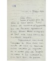 EPSTEIN Michel, banquier, époux d'Irène Némirovsky. Lettre dactyl. S. (E 10680)