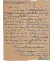 MAGNUS LEVEL (Haydée), salonnière, muse de Daudet, Barrès, Maurras. Carte-lettre Autographe (E 10700)