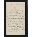 LE BRAZ (Anatole), écrivain et folkloriste de culture bretonne. Lettre Autographe (G 6029)