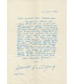 KREUTZERG (Harald), danseur et chorégraphe allemand. Lettre Autographe (G 3886)