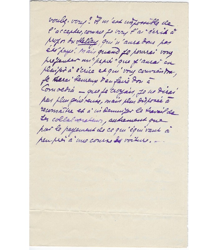 FONTAINAS André, poète et critique. 3 Lettres Autographes (E 10682)