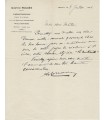 [FRAPIER] ROUDES - BENOIT-LEVY. 2 Lettres Autographes (E 10683)