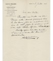 [FRAPIER] ROUDES - BENOIT-LEVY. 2 Lettres Autographes (E 10683)