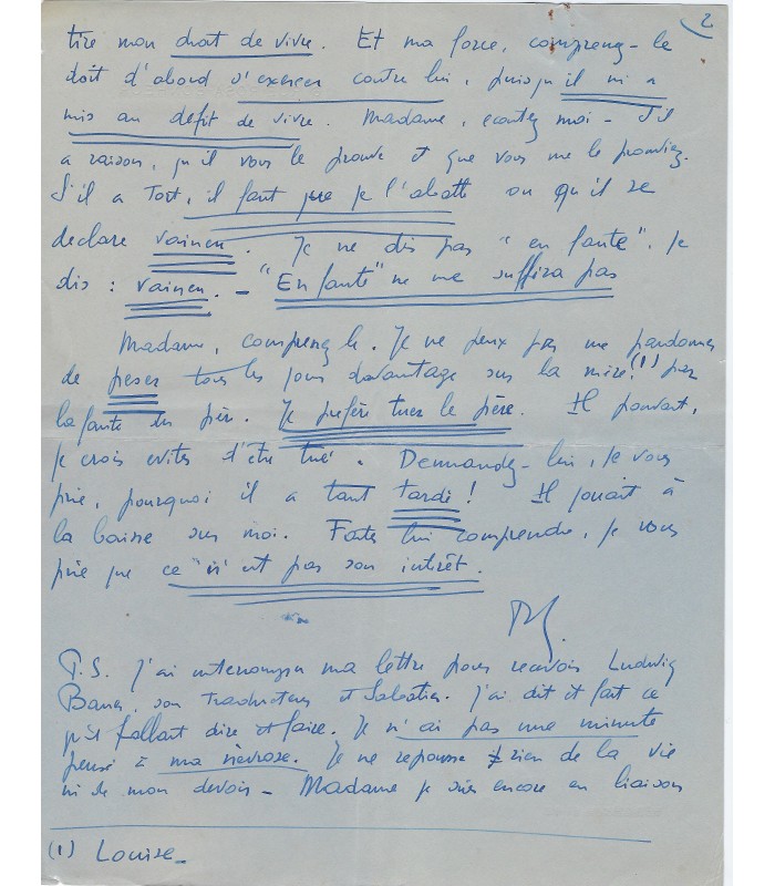 GRASSET (Bernard), écrivain et éditeur. Lettre autographe (E 10650)