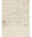 LOUIS XV dit le Bien-Aimé, Roi de France. Lettre Autographe (G 6097)