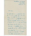 JACOB (Max), peintre, poète, romancier et essayiste. Lettre Autographe (G 6093)