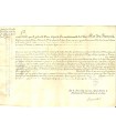 LOUIS XVI, Roi de France. Pièce en partie imprimée Signée par le secrétaire (G 4398)