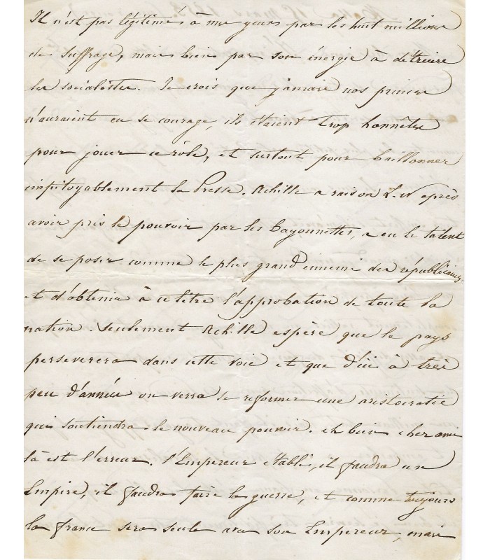 JAURES (Charles), officier de marine, amiral, cousin de Jean Jaurès. 2 Lettres Autographes (E 10691)