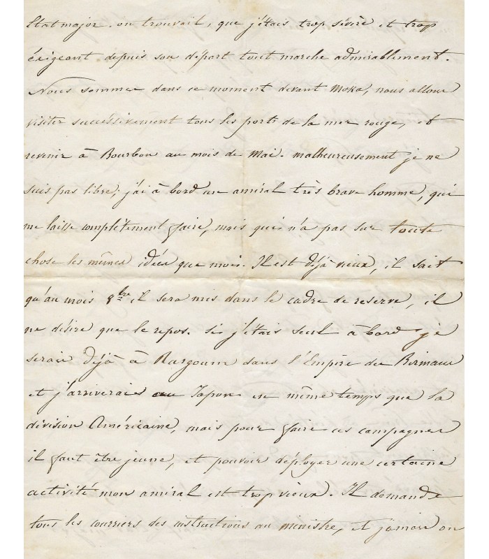 JAURES (Charles), officier de marine, amiral, cousin de Jean Jaurès. 2 Lettres Autographes (E 10691)