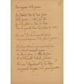 RACHILDE (Mme Vallette, dite), femme de lettres et salonnière. Poème Autographe (G 6099)