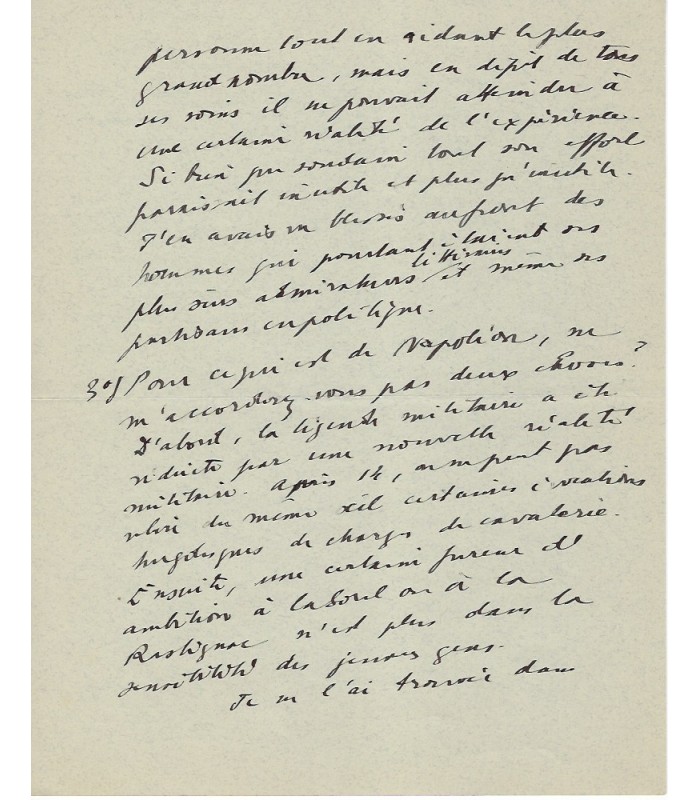 DRIEU La Rochelle, écrivain. Lettre Autographe (G 3663)