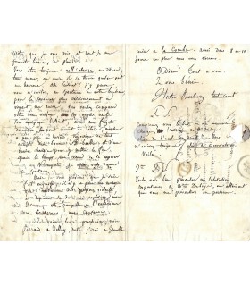 BERLIOZ Hector. Compositeur romantique. Lettre autographe, 21 juin 1832 (Réf. G 4791)