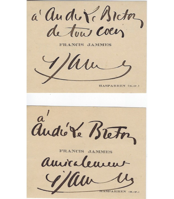 JAMMES Francis, poète. Lettre Autographe Signée. (E 10711)