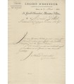 LEGION D'HONNEUR-CENT JOURS-LACEPEDE  comte de,  Pièce Signée (E 10734)