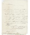 COLET Louise, poétesse, femme de lettres. Lettre Autographe (E 10737)