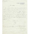 WILLY (Henry Gauthier-Villars, dit), écrivain. Lettre autographe (G 1179).